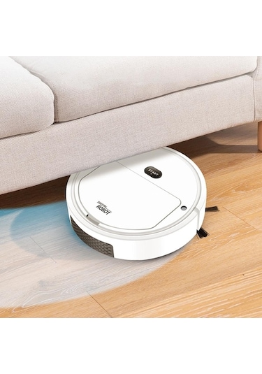 Maoyaya Suntek 4'ü 1 Arada Robot Süpürge, Usb Şarjı Ev Evcil Beyaz Beyaz