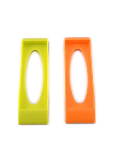 Shineyee 120/240 Tane Çift Yönlü Gritli Bıçak Taslağı - Kaymazsız Pp Tabanlı Turuncu Kesici Aleti