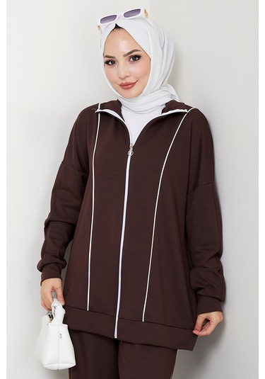 Biyeli Oysho İkili Takım 1608 - Kahve Kahverengi