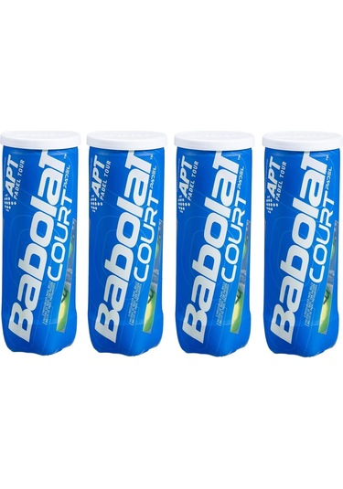 Babolat Padel Court 3'lü 4 Kutu Padel Topu Çok Renkli