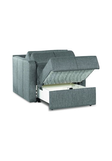 Kilim Mobilya Adonis Tekli Refakatçi Koltuğu gri Gri