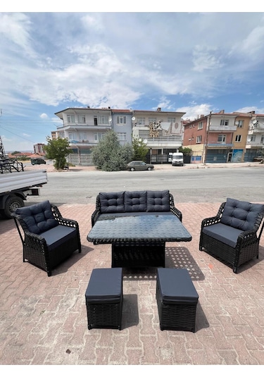 Desing Bahçe Mobilyasi Siyah
