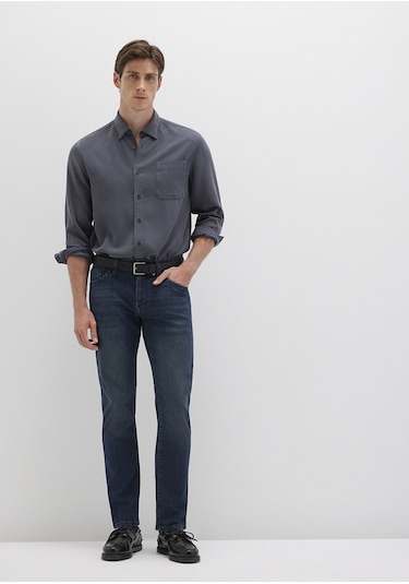 Mavi - Jake Koyu Mavi Comfort Jean Pantolon 8842229786 Koyu Mavi