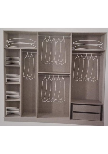 Lodi Mdf 6 Kapaklı Dolap