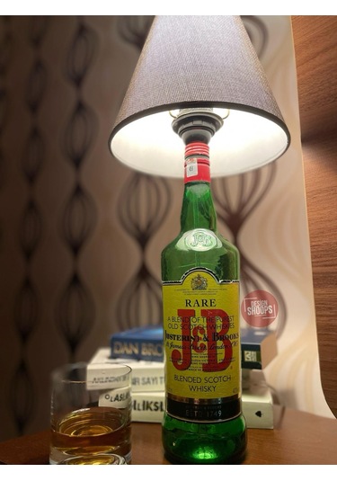 Jb Şişe Abajur Tasarım Gri