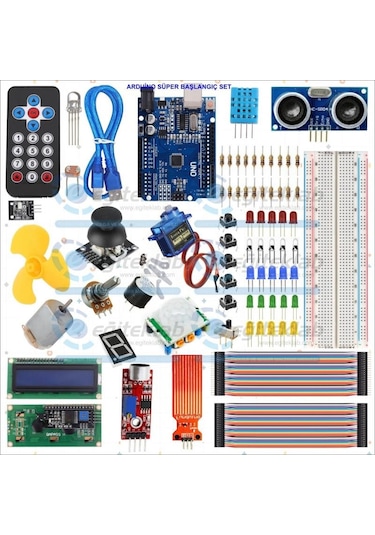 Yeni Robotik Kodlama Arduino Süper Başlangıç Eğitim Seti