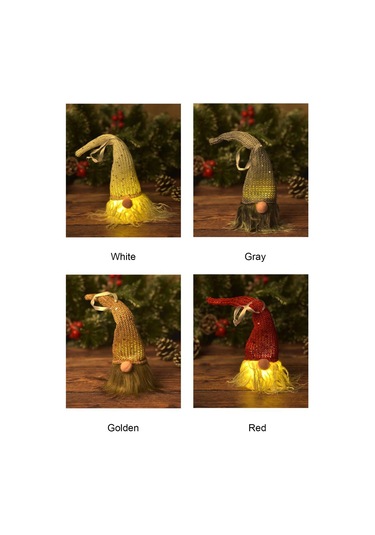 Qingmipy Işıklı Asılı Peri Bebeği Dekorasyonu - Noel Ve Hediye İçin Şirin El Yapımı Aksesuar Beyaz