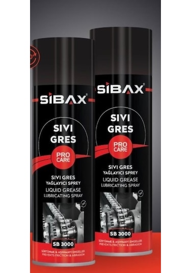 Sibax Sıvı Gres Yağlayıcı Sprey 500 ML
