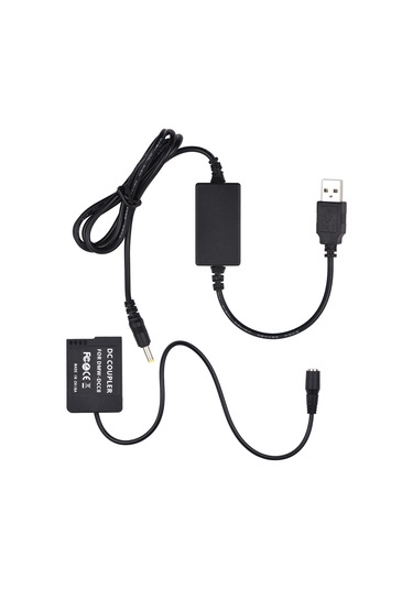Monyee Panasonic Dmw-dcc8 Yalancı Pil, 5v 2a Usb Girişi İle 8v Çıkış, Fz200/fz300/g5/g7/g85 Uyumlu, 145cm Uzun Kablolu Güç Kaynağı