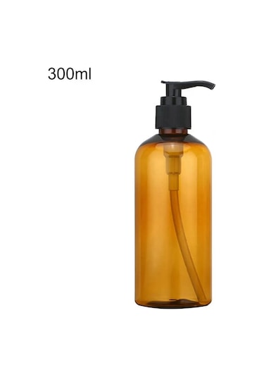 Kahverengi 100ml-100/200/300ml Büyük Kapasiteli Dağıtıcı Şişe Sıvı Losyon Şampuan Sabun Basın Şişeleri El Seyahat Doldurulabilir Taşınabilir Şişe