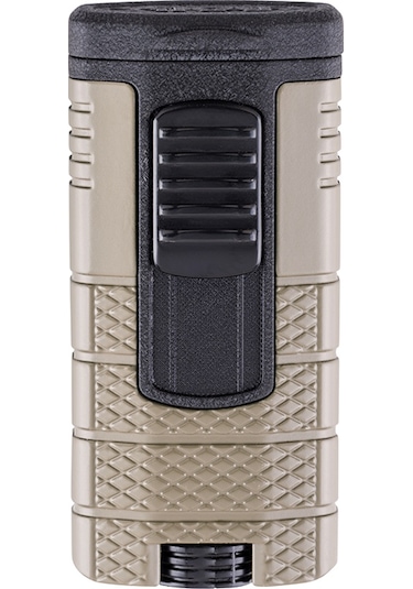 Xikar Tactical Triple Lighter Tan Siyah Çakmak