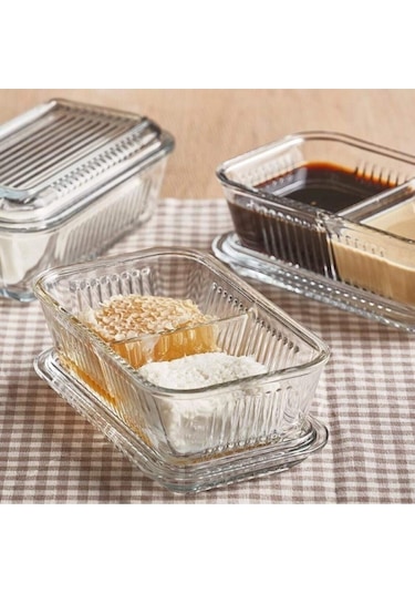 Paşabahçe  96764 Bölmeli Saklama Kabı, Kahvaltılık 2 Adet Fma04704 Şeffaf