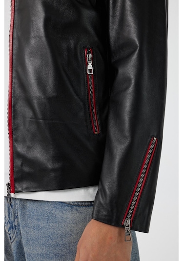 Valentino Siyah Deri Mont Siyah