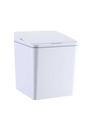 Pazly Suntek Sensör Ofis Mutfak Kovası Için Çöp Beyaz Banyo Araba Akıllı 6l Oj Beyaz