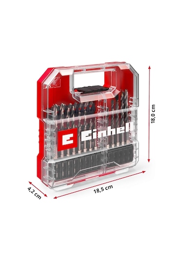 Einhell 40 Parça Delici ve vidalama uç seti L-CASE kutu - 49109053