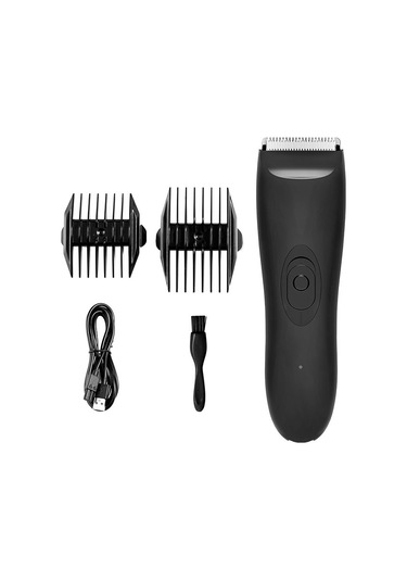 Vkemall Erkek Saç Ve Sakal Trimmerı, Ipx7 Su Geçirmez, 2 Kılavuz Tarak Ve Temizleme Fırçası İle Siyah