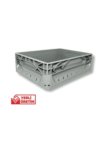 Alpbx Gıdaya Uygun Gri Hamur Pasası 40x30x12 CM - 12 L