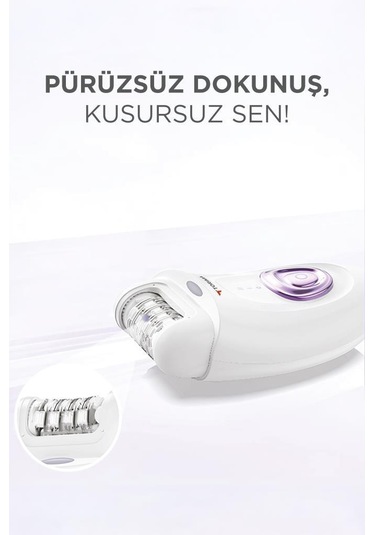 Torima Tep-01 Beyaz 2in1 Şarjlı Tüm Vücut Epilatör