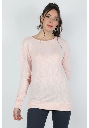Balins Kadın Damla Muline Triko - Pembe Pembe Hardal