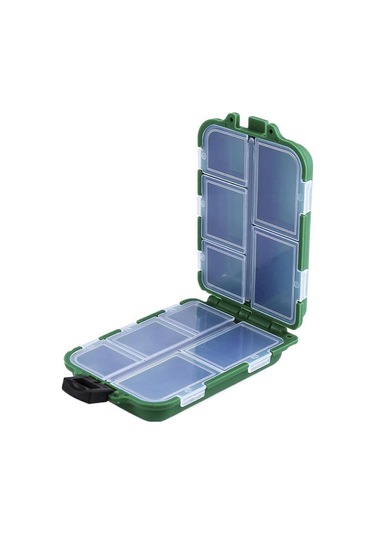 Yeşil Hap Kutusu İlaç Organizatör Dağıtıcı Kutusu Kasa Seyahat Tablet Konteyner Tutucu