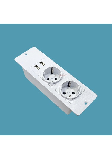 Joyjadehub Avrupa Ve Alman Standardı Çift Usb Bağlantı Noktası