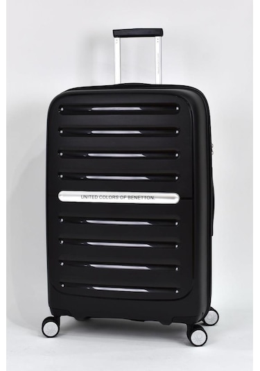 Benetton Büyük Boy %100 Polipropilen Valiz Siyah Bnt1000 Siyah
