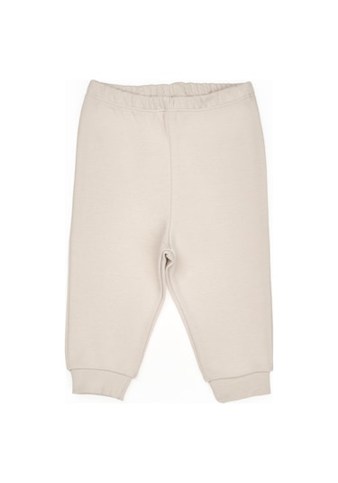 Bebek Alt Üst Takım %100 Organik Pamuk , Bebek - Yenidoğan- Csy8186 Krem