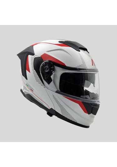 Arwic AR950 Torino Çene Açılır Ece-R 22.06 Motosiklet Kaskı Beyaz