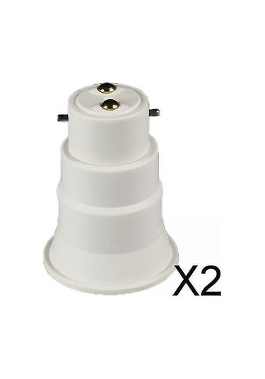 2-4'lü Paket B22'den E27'ye Ampul Dönüştürücü Armatür Süngü Diğer