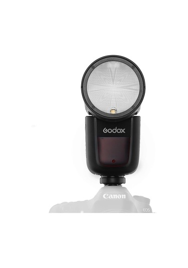 Godox V1C Canon Uyumlu Yuvarlak Kafa Flaş