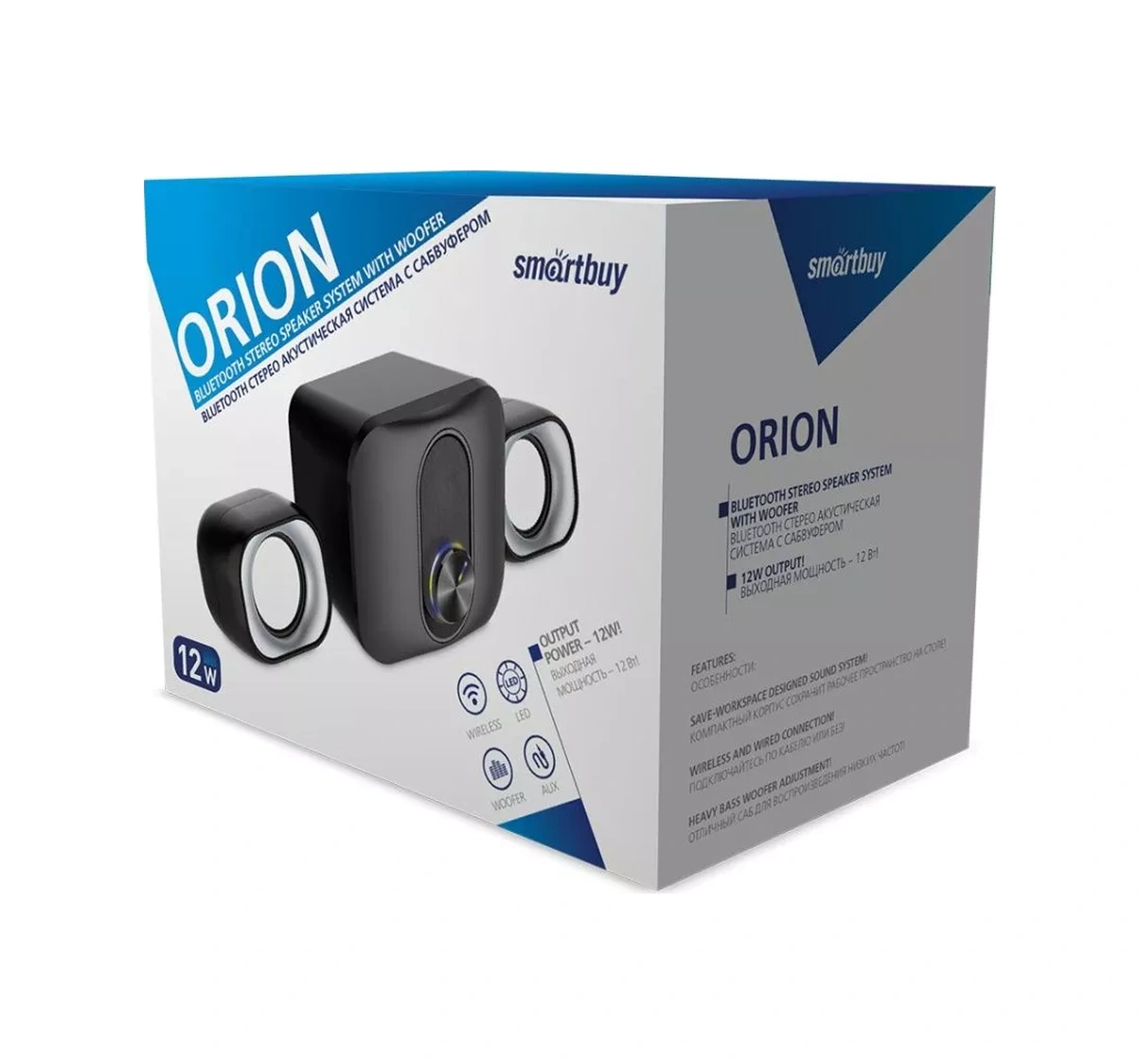 Smartbuy Bilgisayar Hoparlörleri, Subwoofer, 12 W, Bluetooth 212980250