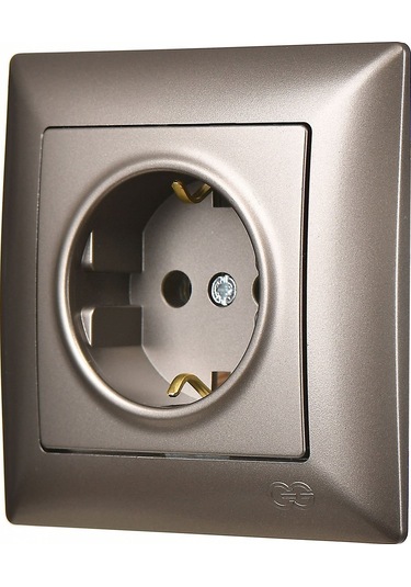 Günsan Visage Mocha Topraklı Priz