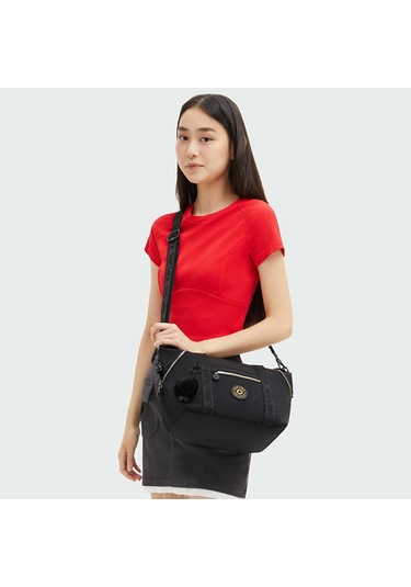 Kıplıng Art Mini Küçük Boy Omuz Çantası Siyah Glorıous Gold Siyah