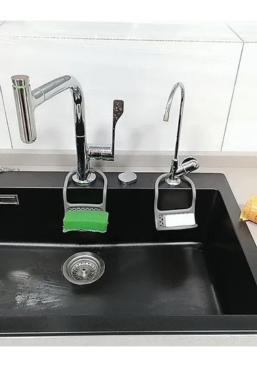 Dofolink Mutfak Ve Banyo İçin Evrensel Askılı Organizatör - Sünger, Sabun, Diş Fırçası Ve Gereçleri İçin Hava Dolaşımı İle Sağlanan Hızlı Kuruma Ve Kolay Erişim Diğer