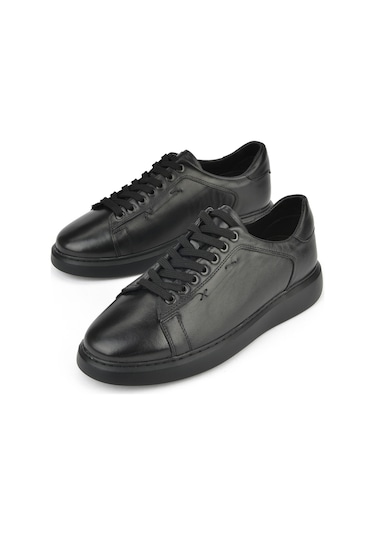 Ziya, Erkek Hakiki Deri Sneaker 151423z512 Siyah 151423z512 000 Siyah
