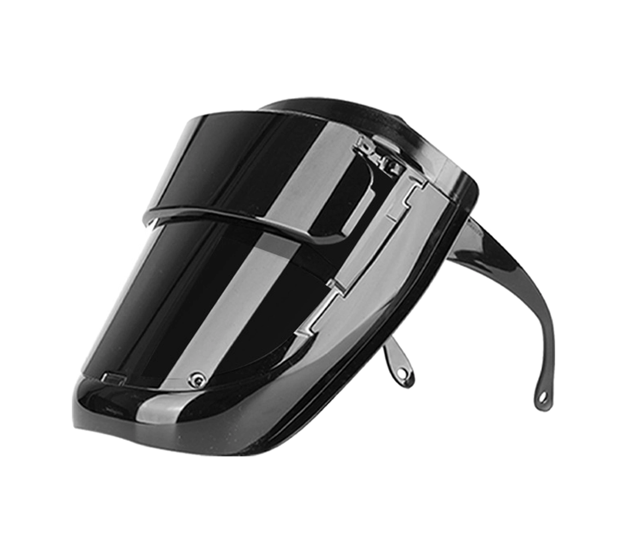 Yuntech01 Küçük Boy Siyah Elektrik Kaynaklı Korumalı Maske, İki Katlı Lens Göz Ve Parlak Işık Koruması, Pc Malzeme Isı Dayanıklı