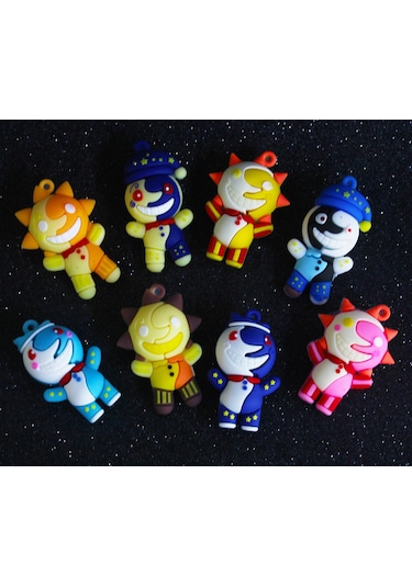 Five Nights At Freddy S Fnaf Sundrop & Moondrop 8 Li Silikon Figür Oyuncak Koleksiyon Seti