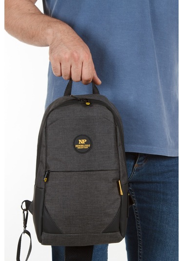 Newish Polo Erkek Usb Çıkışlı Çapraz Bel Ve Omuz Çantası New321 - Siyah - Sarı