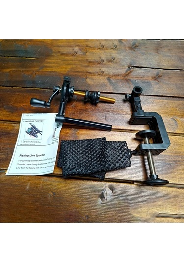 Xuweiwei Çok Fonksiyonlu Balıkçılık Hattı Makinesi Masa Kelepçesi Biriktiricisi 01 Döner Makara Pvc Malzeme Balıkçılık Aksesuarları