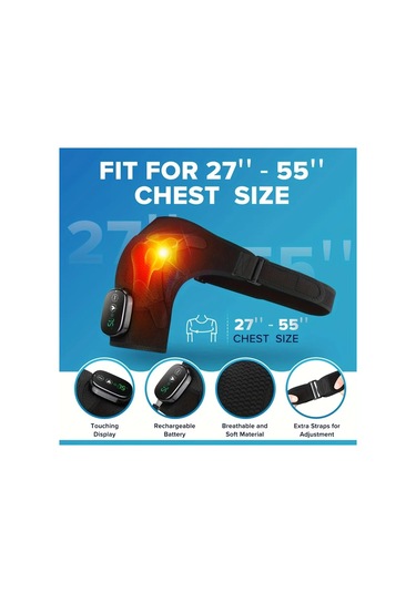 Willowhaven Gri Kablosuz Isıtmalı Masaj Pedi Ve Titreşimli Masaj Aleti Gri