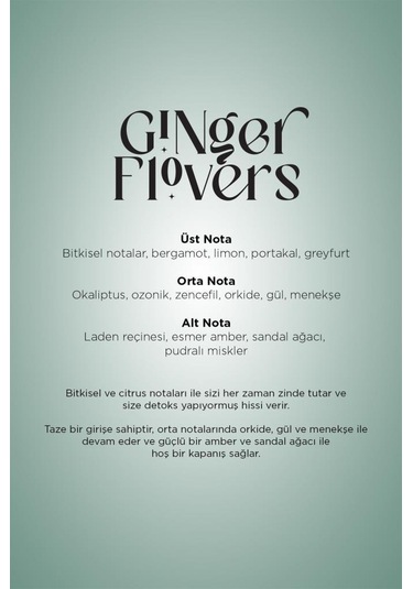 Carpex Ginger Flowers 50 Ml. Classic Seri Micro Makine Koku Kartuşu 6 Adet Ginger Flowers