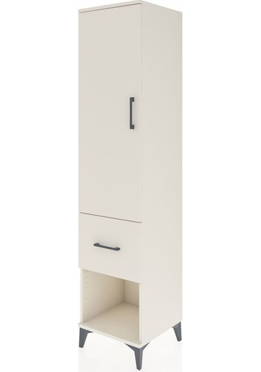 Hyperion Dolap 2 Raflı Tek Çekmeceli Tek Askılı 44x44x195 Ayt... Aytaşı