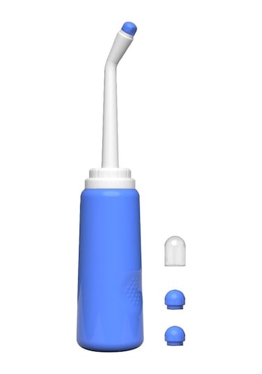 Pazly 500ml Seyahat Bideti: 2 Nozullu, Taşınabilir Pratik Hijyen Mavi Mavi