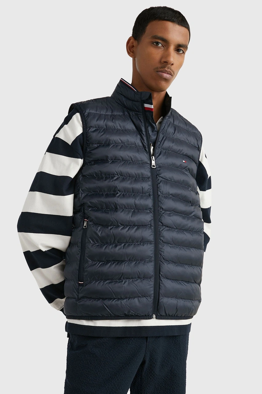 Tommy Hilfiger Tommy Hılfıger Erkek Şişme Yelek Lacivert