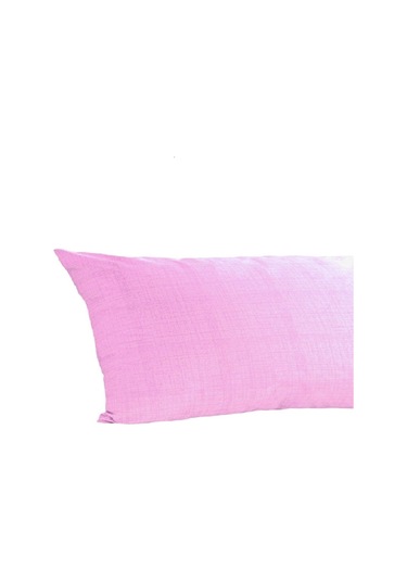 Alla Turca Ranforce Yan Yatış Yastık Kılıfı 40x120 Cm Toz Pembe