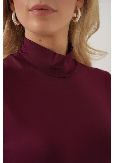 Bigdart Kadın Kolsuz Body 4348 - Bordo