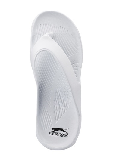 Slazenger OLAVI Erkek Parmak Arası Plaj Beyaz Terlik