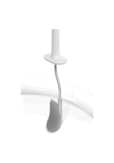 Joseph Joseph Flex Plus Smart Tuvalet Fırçası - Beyaz-Gri