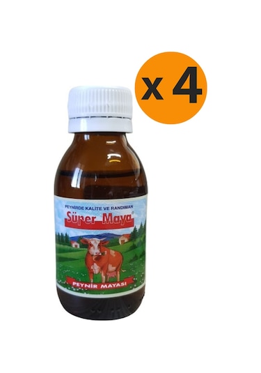 Süper Maya Peynir Mayası 4 x 100 ML