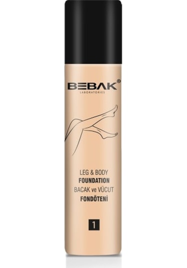 Bebak Bacak ve Vücut Fondöteni No 1 Light 75 ML
